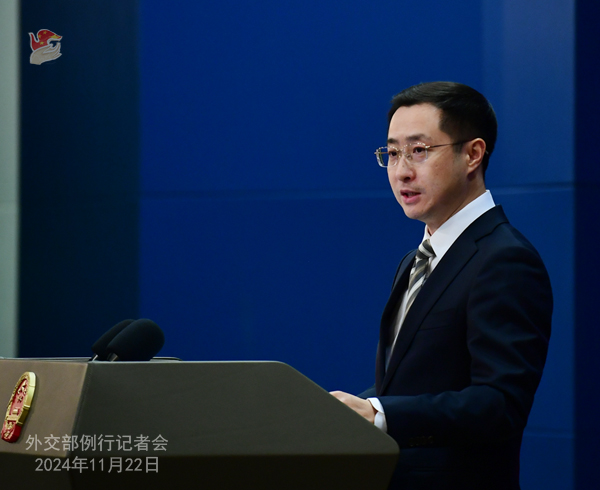 Konferensi Pers Kemenlu China 22 November 2024-Image-3