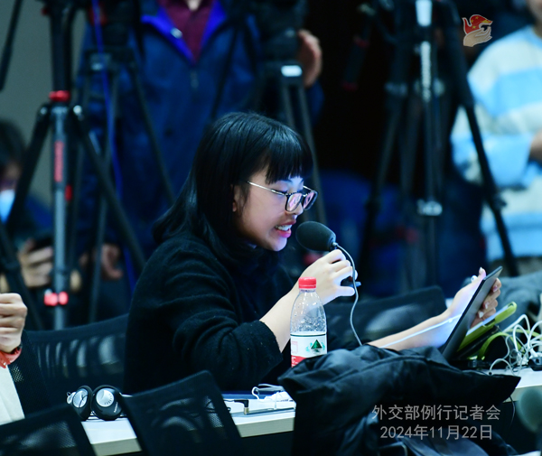 Konferensi Pers Kemenlu China 22 November 2024-Image-4