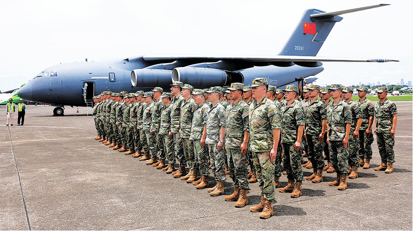 Latgab Indonesia - Tiongkok Peace Condor-2024, Personil Militer China Tiba di Indonesia.-Image-1