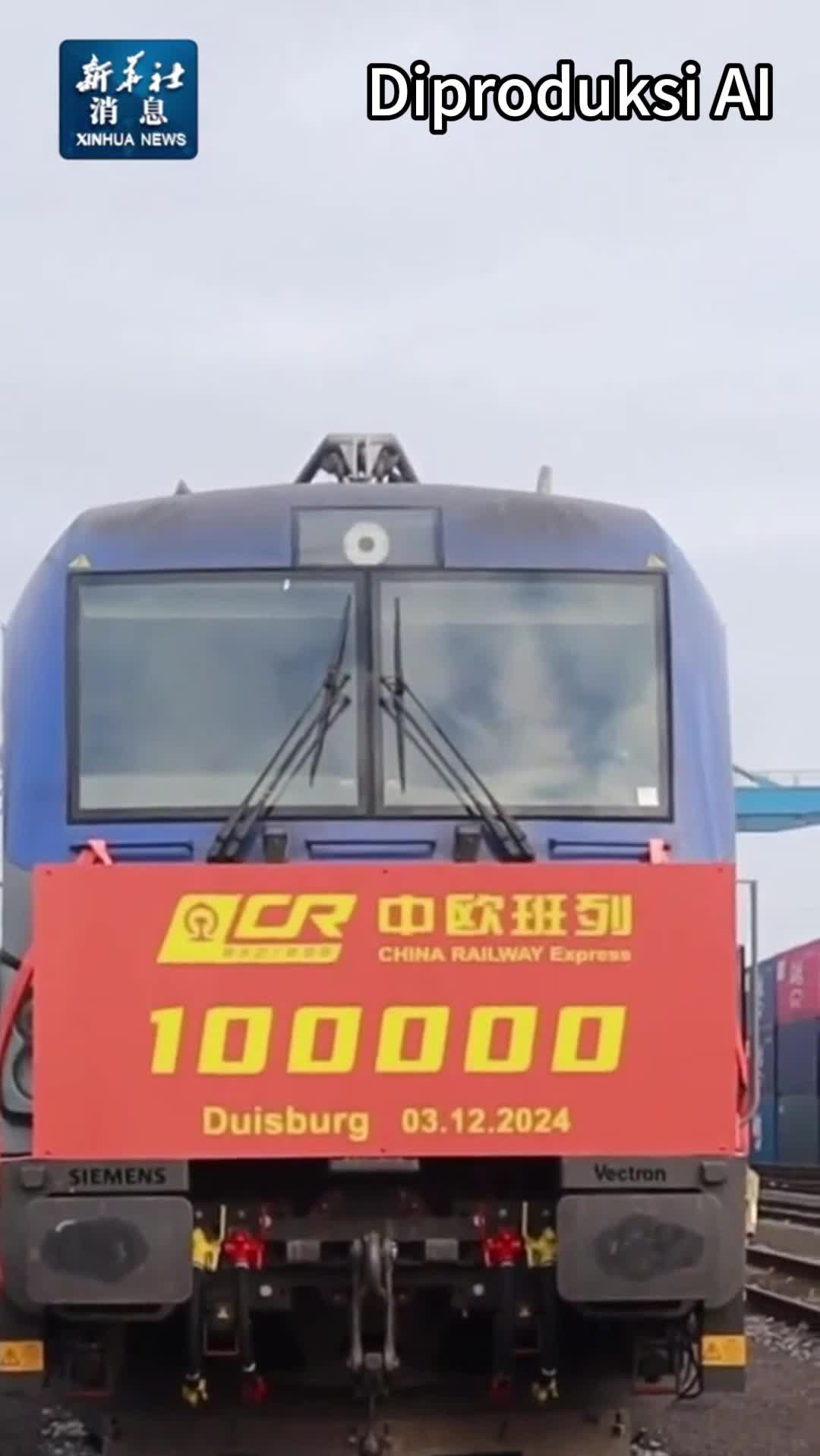 Xinhua News: Kereta kargo China-Eropa ke-100.000 &hellip;