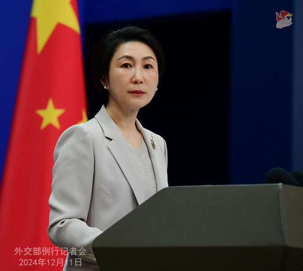 Konferensi Pers Kemenlu China 11 Desember 2024-Image-1