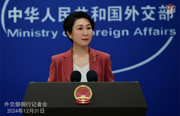 Konferensi Pers Kemenlu China 31 Desember 2024-Image-1