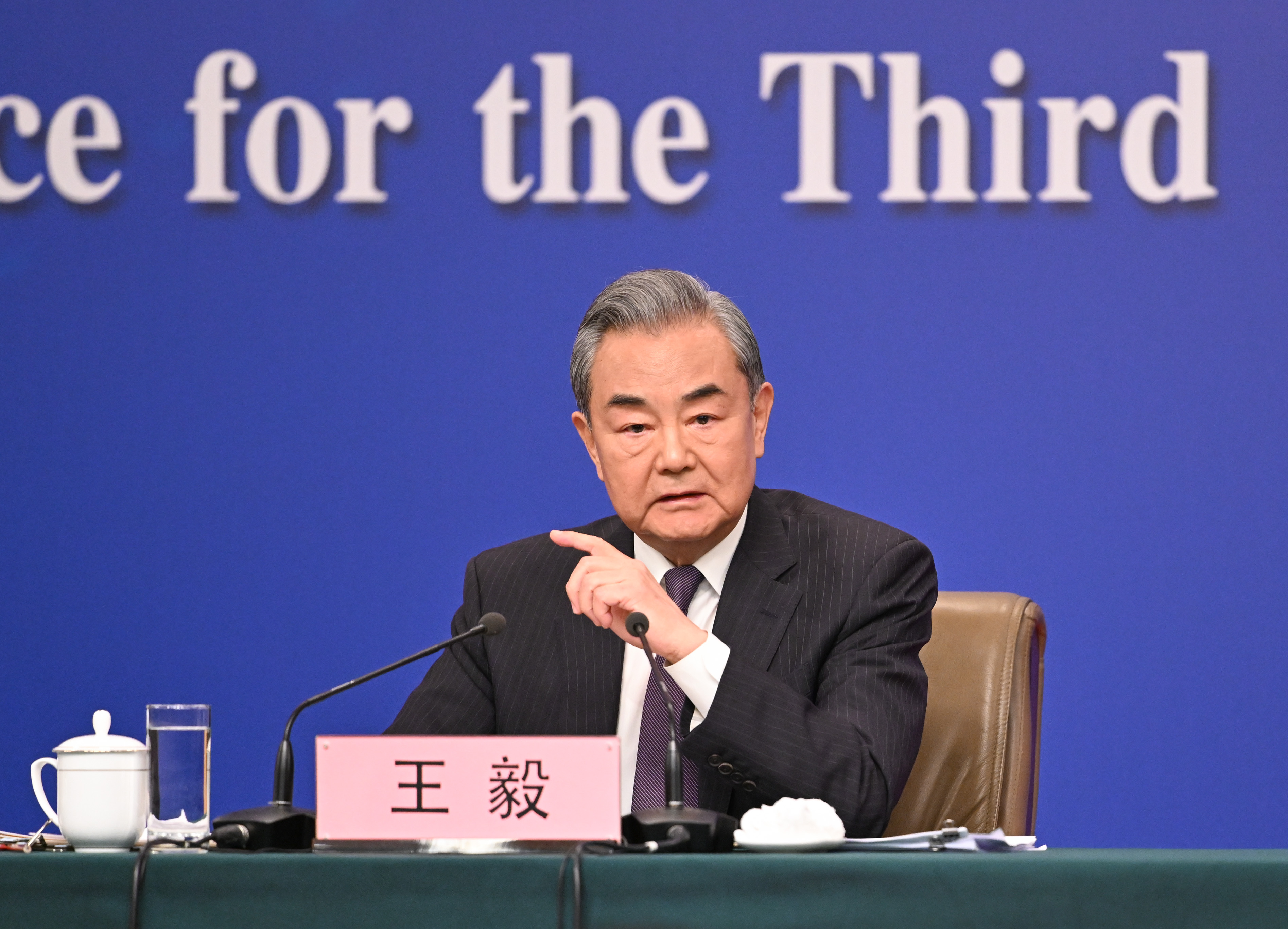 (DUA SESI) CHINA-BEIJING-NPC-KONFERENSI PERS-WANG YI-1-Image-1