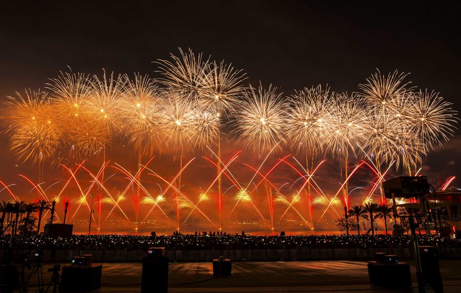 Potret Timur Tengah: Pesta Kembang Api Meriahkan Lusail Sky Festival di Qatar -Image-1 Potret Timur Tengah: Pesta Kembang Api Meriahkan Lusail Sky Festival di Qatar -Image-1