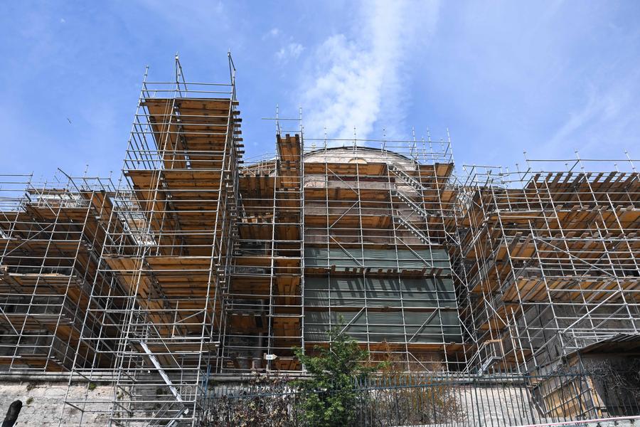 Potret Timur Tengah: Turkiye Mulai Pekerjaan Restorasi Kubah Hagia Sophia -Image-2