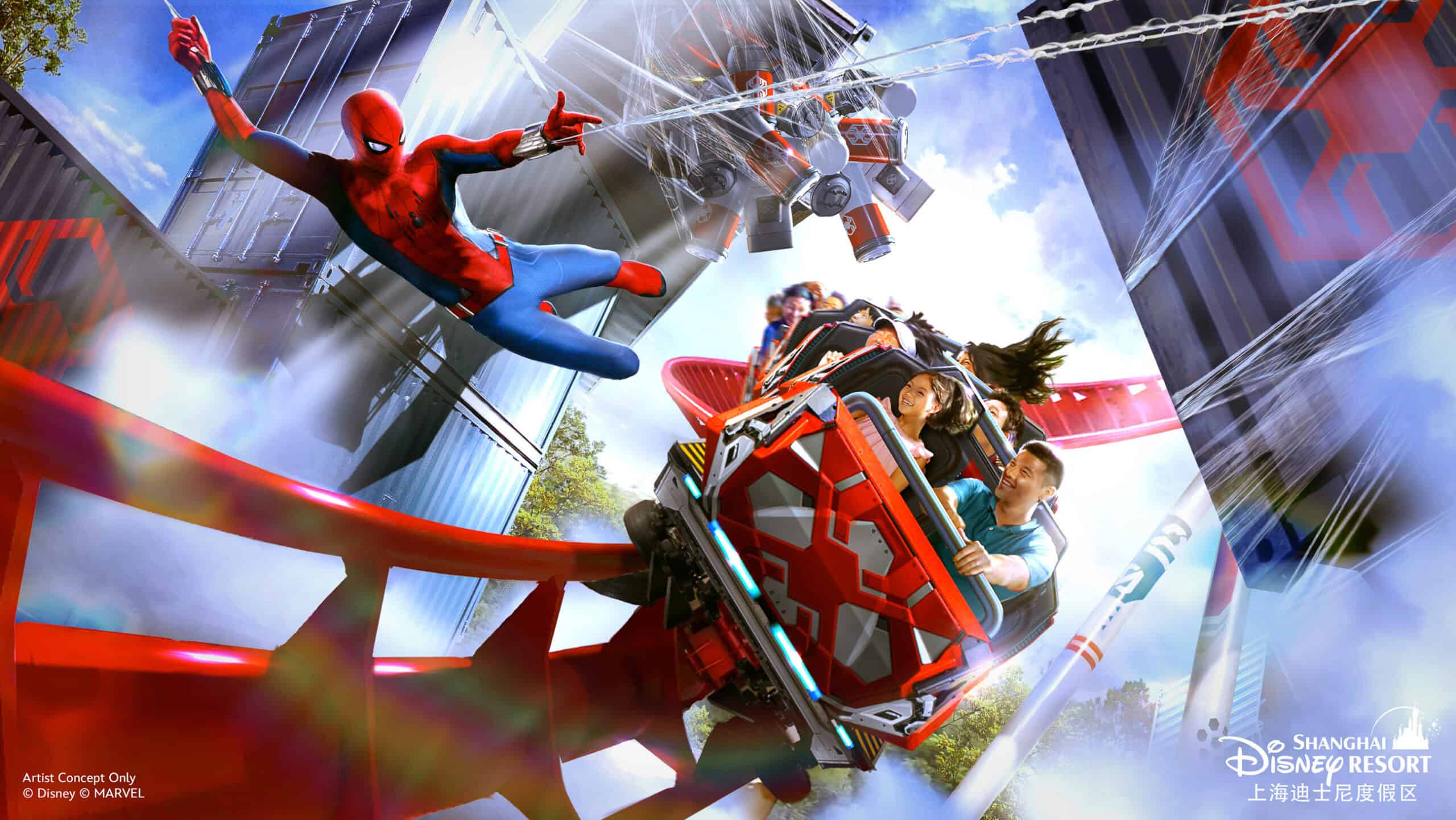 Shanghai Disneyland Resmikan Pembangunan Wahana Bermain Bertema Spider-Man-Image-1 Shanghai Disneyland Resmikan Pembangunan Wahana Bermain Bertema Spider-Man-Image-1