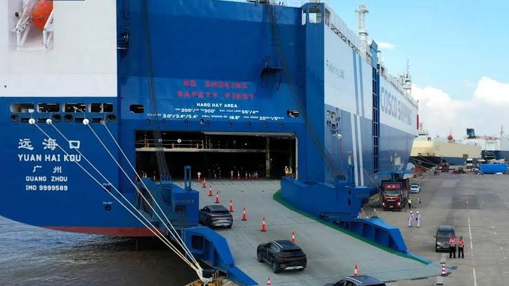 Kapal Pengangkut Mobil Bertenaga Surya Selesaikan Pelayaran Perdana-Image-1 Kapal Pengangkut Mobil Bertenaga Surya Selesaikan Pelayaran Perdana-Image-1
