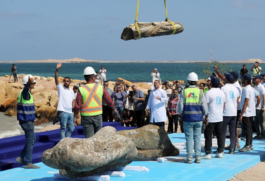 Potret Timur Tengah: Mesir Temukan Kembali Temuan Arkeologis yang Tenggelam di Laut Mediterania-Image-4