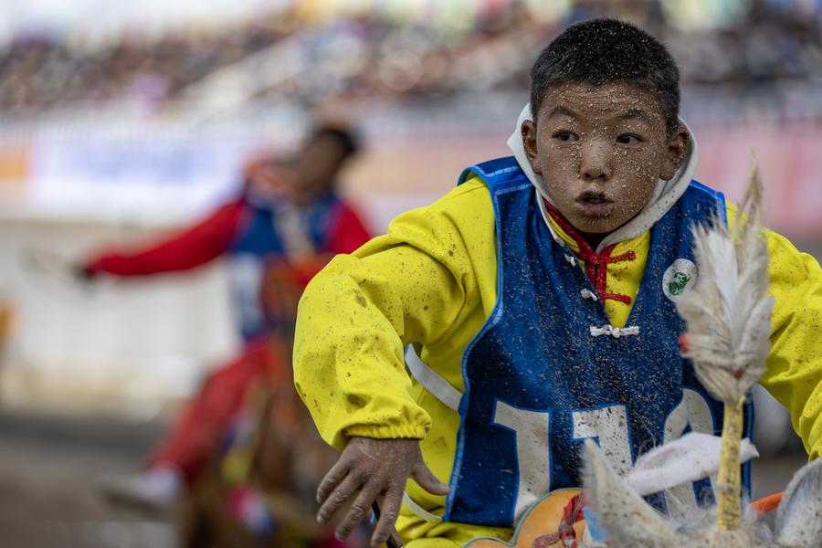 Potret: Festival Balap Kuda Tradisional Nagqu Xizang-Image-5