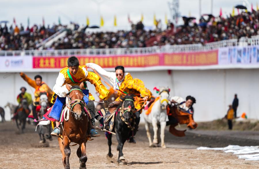 Potret: Festival Balap Kuda Tradisional Nagqu Xizang-Image-7