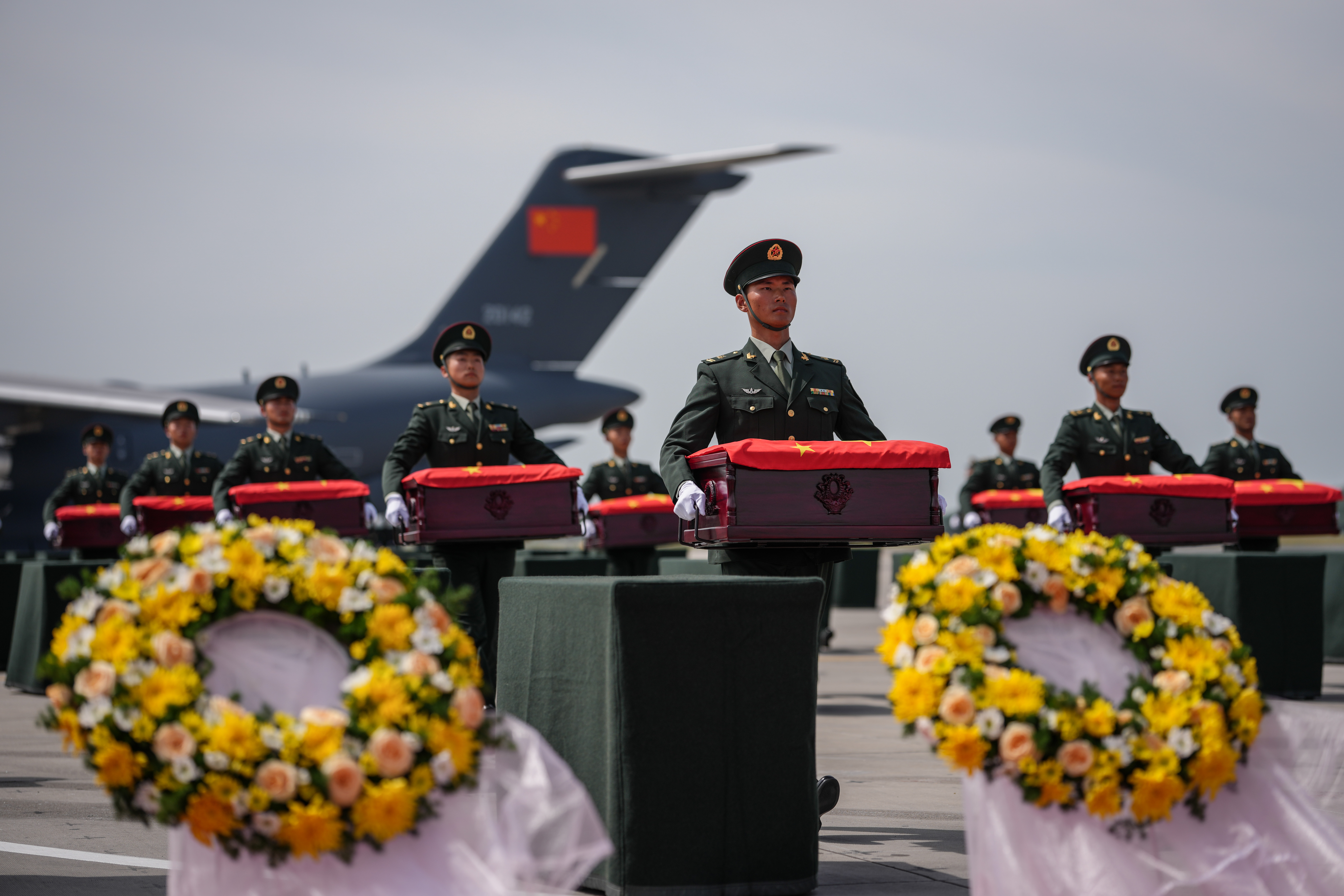 Sisa Jasad 30 Martir China dalam Perang Korea Dipulangkan dari Korsel-Image-3