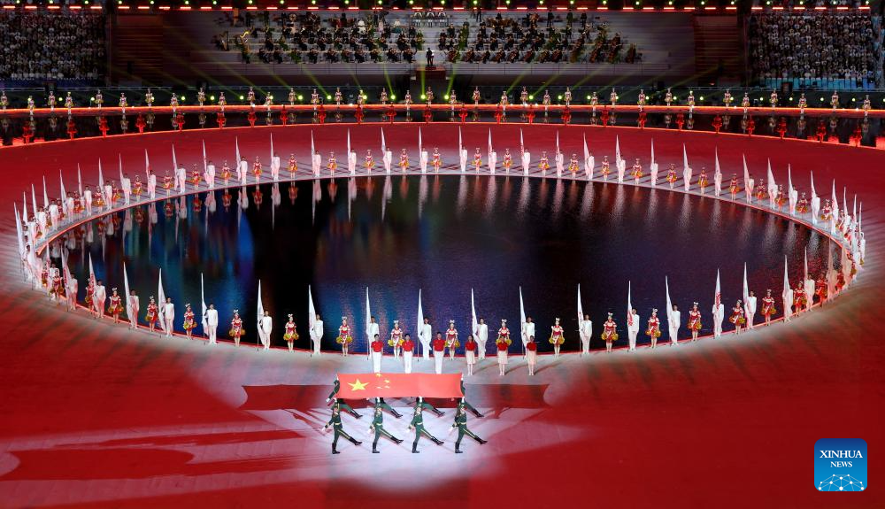 Potret : Kemeriahan Upacara Pembukaan Pesta Olahraga Nasional Tiongkok ke-15 Guangzhou-Image-4