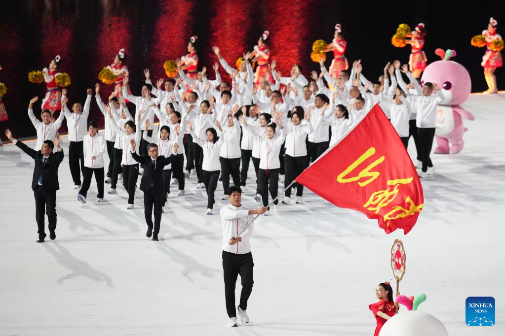 Potret : Kemeriahan Upacara Pembukaan Pesta Olahraga Nasional Tiongkok ke-15 Guangzhou-Image-14
