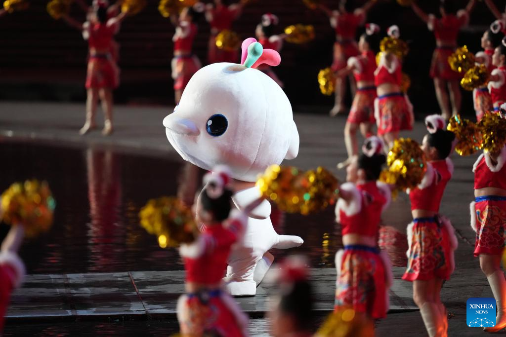 Potret : Kemeriahan Upacara Pembukaan Pesta Olahraga Nasional Tiongkok ke-15 Guangzhou-Image-13