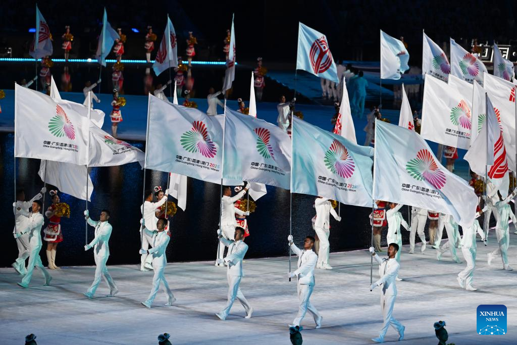 Potret : Kemeriahan Upacara Pembukaan Pesta Olahraga Nasional Tiongkok ke-15 Guangzhou-Image-6