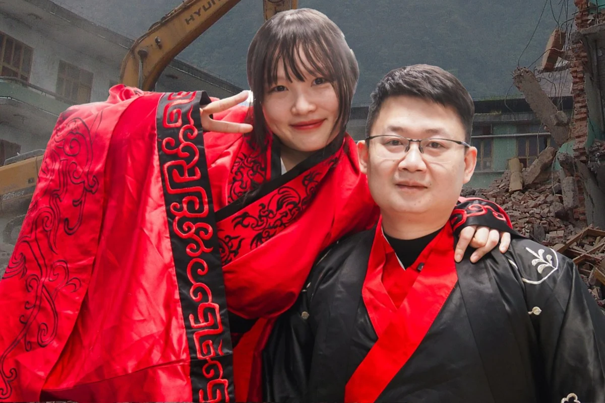 Wanita Tiongkok Nikahi Penyelamatnya Saat Gempa-Image-1 Wanita Tiongkok Nikahi Penyelamatnya Saat Gempa-Image-1