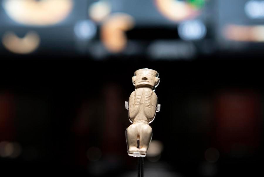 GLOBALink: Mengintip Estetika Budaya Giok China di Situs Peninggalan Lingjiatan di Anhui, China-Image-6 GLOBALink: Mengintip Estetika Budaya Giok China di Situs Peninggalan Lingjiatan di Anhui, China-Image-6