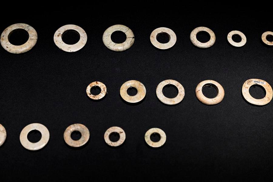 GLOBALink: Mengintip Estetika Budaya Giok China di Situs Peninggalan Lingjiatan di Anhui, China-Image-9 GLOBALink: Mengintip Estetika Budaya Giok China di Situs Peninggalan Lingjiatan di Anhui, China-Image-9