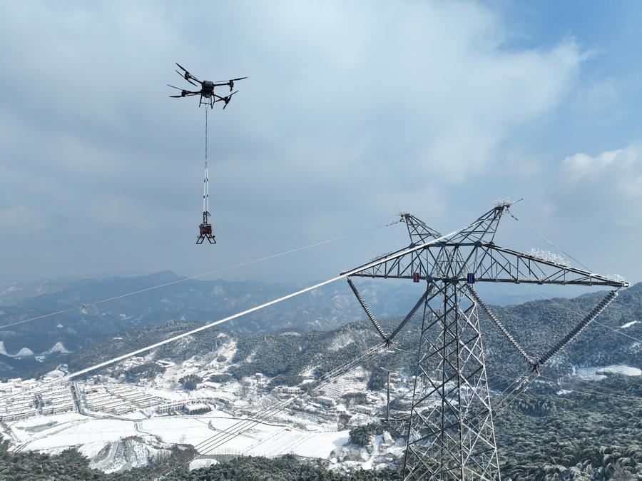 Teknologi Drone Bantu Atasi Ancaman Salju di Infrastruktur Xinjiang-Image-1