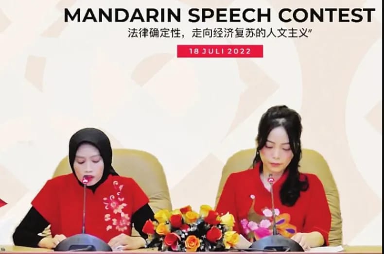 Hasil Lomba Pidato Bahasa Mandarin di Kejagung