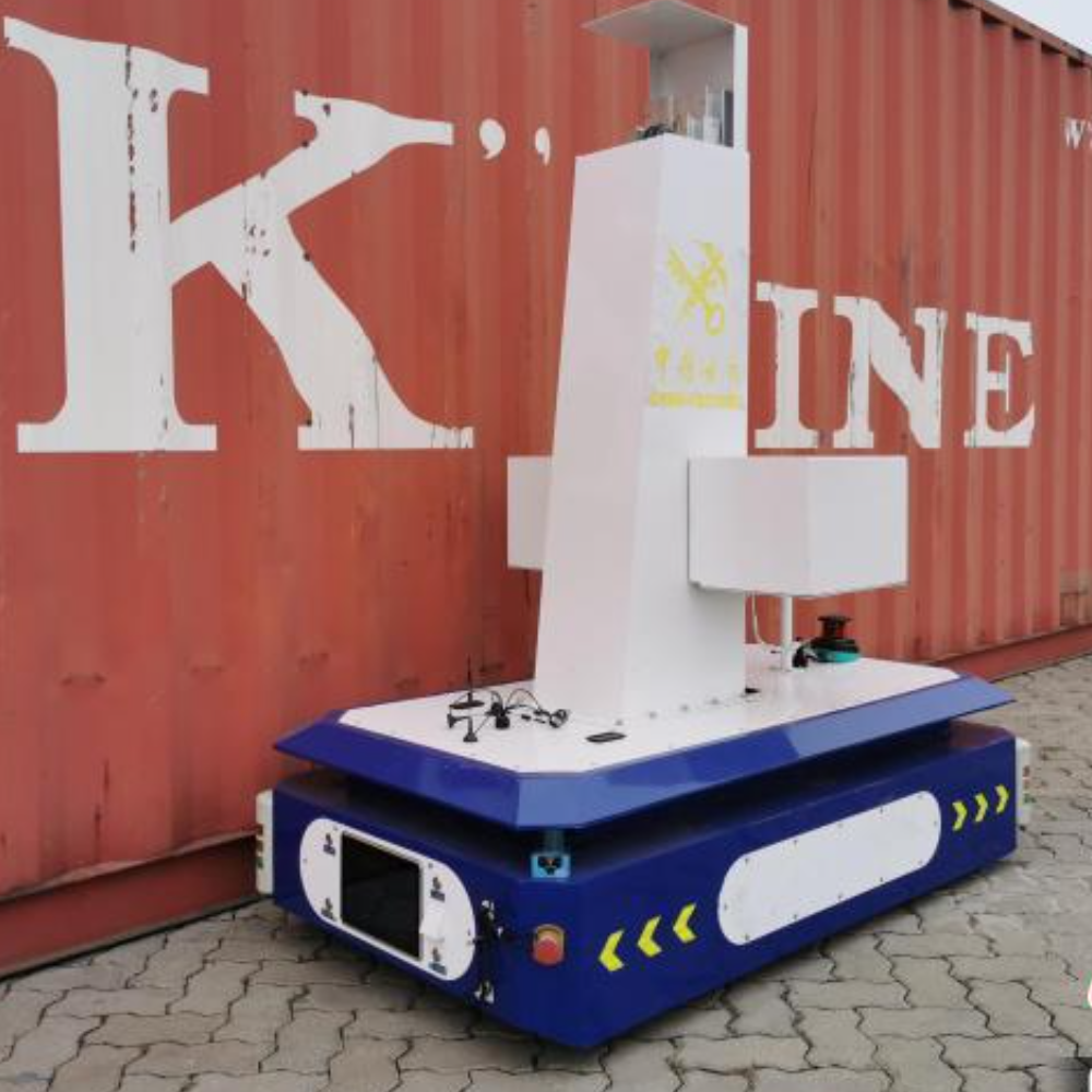 Robot Pelacak Pabean Debut di Pelabuhan Tianjin