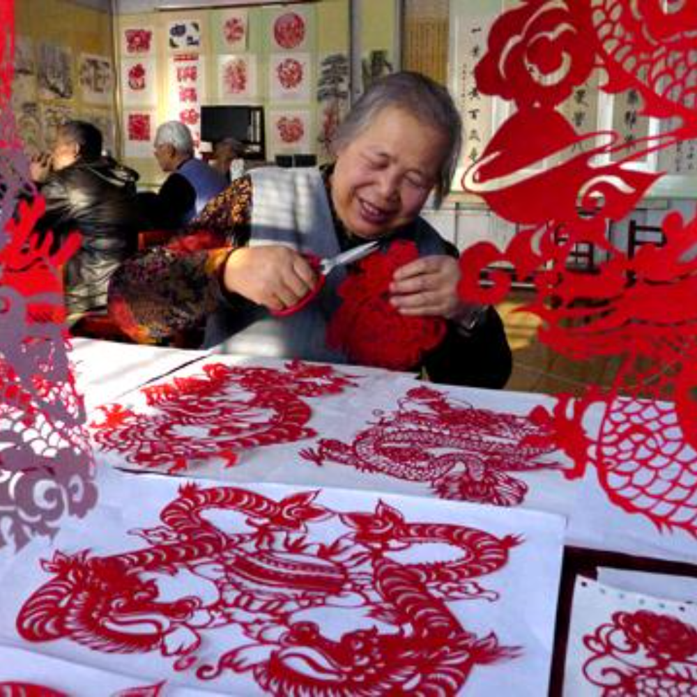 Seni Potong Kertas China Turun-temurun
