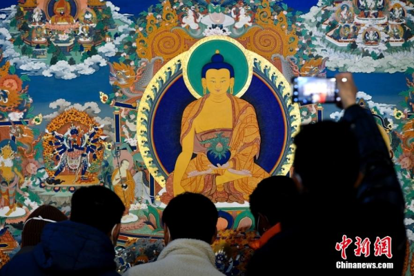 POTRET Pameran Lukisan Thangka ke-8 di Tibet