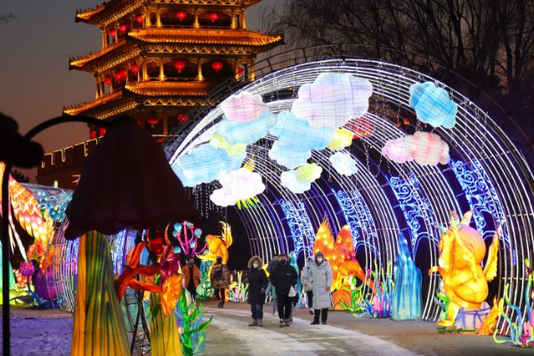 Potret Suasana Festival Lampion di Shenyang