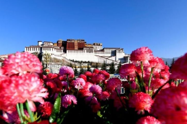 POTRET Istana Ikonik Potala Dibuka Lagi di Lhasa