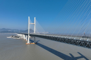 POTRET Jembatan Lintas Laut Fujian di Jelang Imlek