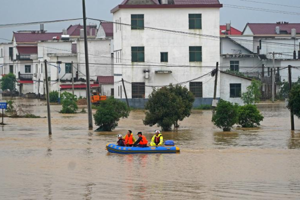 Banjir di Jiangxi 14.000 Orang Dievakuasi