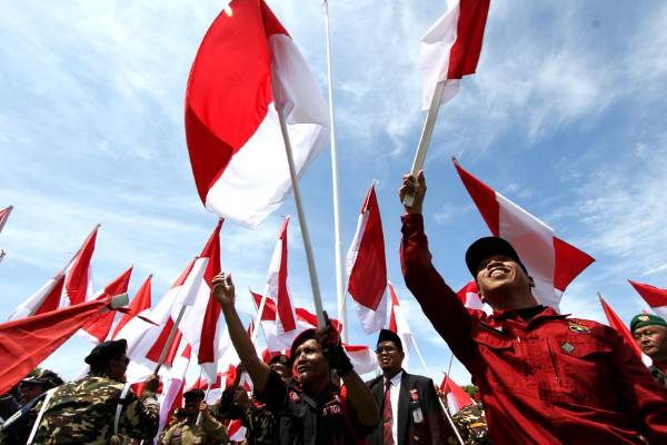 Warga Indonesia Rayakan Hari Kemerdekaan ke-78