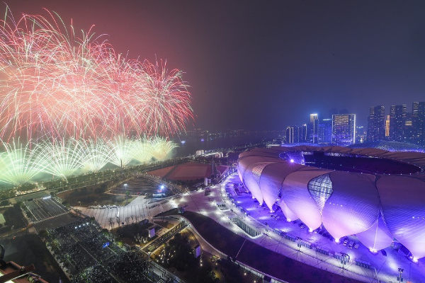 Asian Games Hangzhou Hijau Tanpa Kembang Api