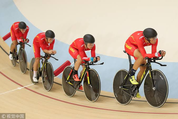 China Raih Emas di Sprint Track Cycling di Asiad