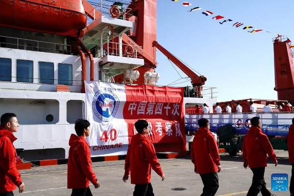 Ekspedisi ilmiah Antartika China ke-40 Dimulai