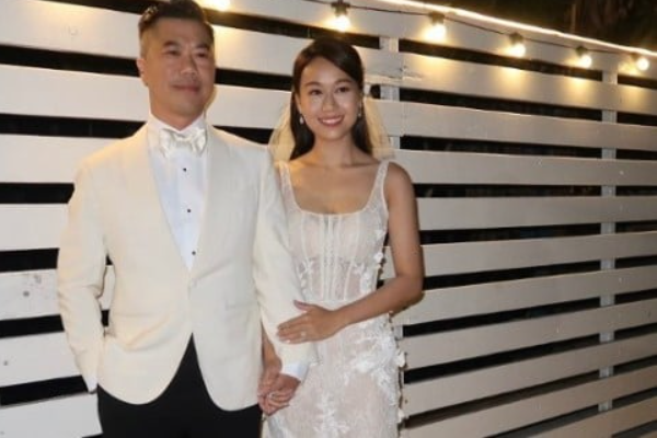 Jacqueline Wong dan Lai Man Wang Menikah