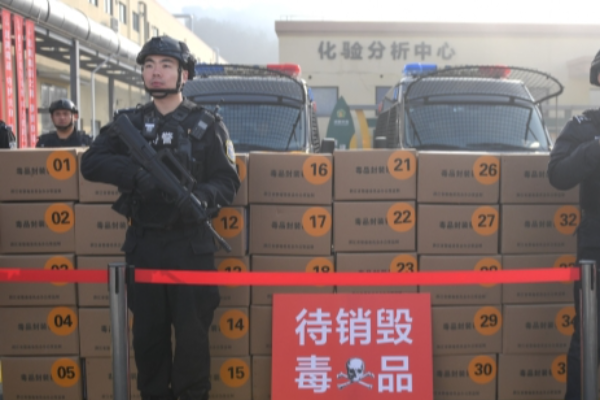 Polisi China Sita 25,9 Ton Narkoba pada 2023