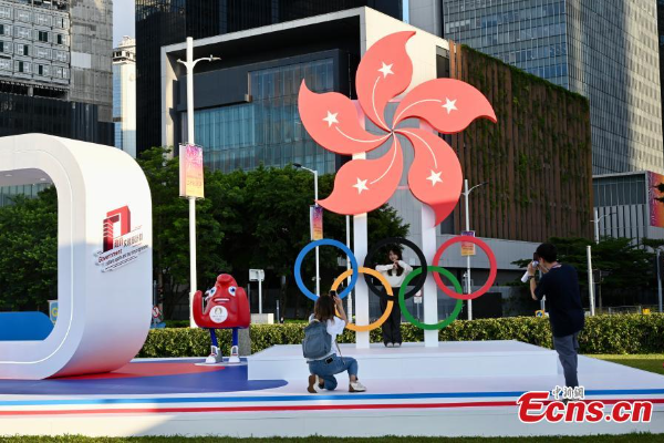 POTRET: Hong Kong Sambut Olimpiade Paris Mendatang