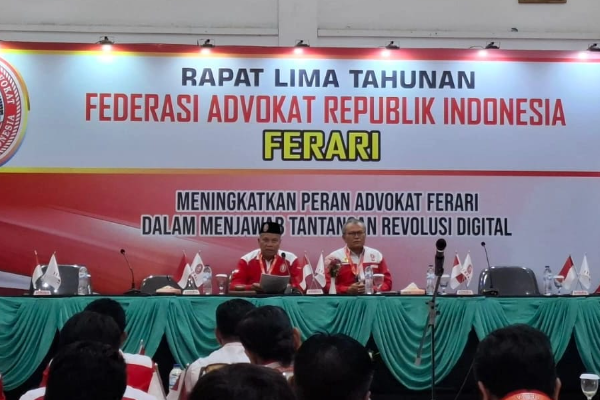 Potret : Rapat Lima Tahunan Federasi Advokat &hellip;