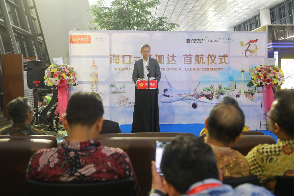 Dubes Wang Lutong Hadiri Peluncuran Penerbangan &hellip;