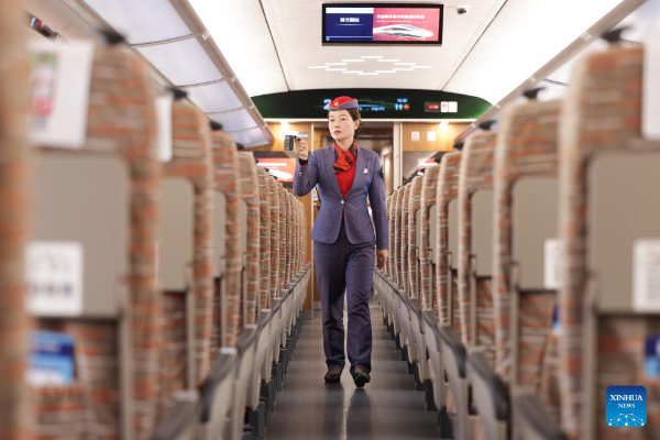 Potret : Uji Coba Kereta Cepat Yan’an - Xi’an,&hellip;