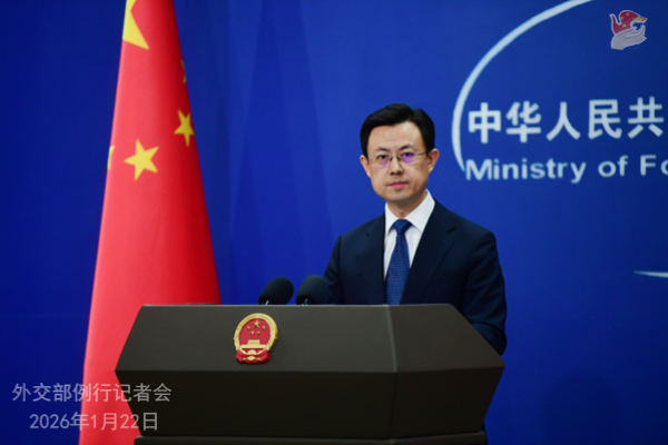 Konferensi Pers Kemenlu China 22 Januari 2026