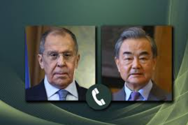 Wang Yi Lakukan Panggilan Telepon Dengan Menteri Luar Negeri Rusia Sergey Lavrov
